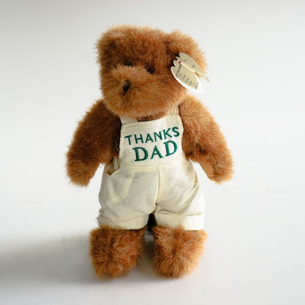 NWT Fully Jointed Ty Thanks Dad Teddy Bear
